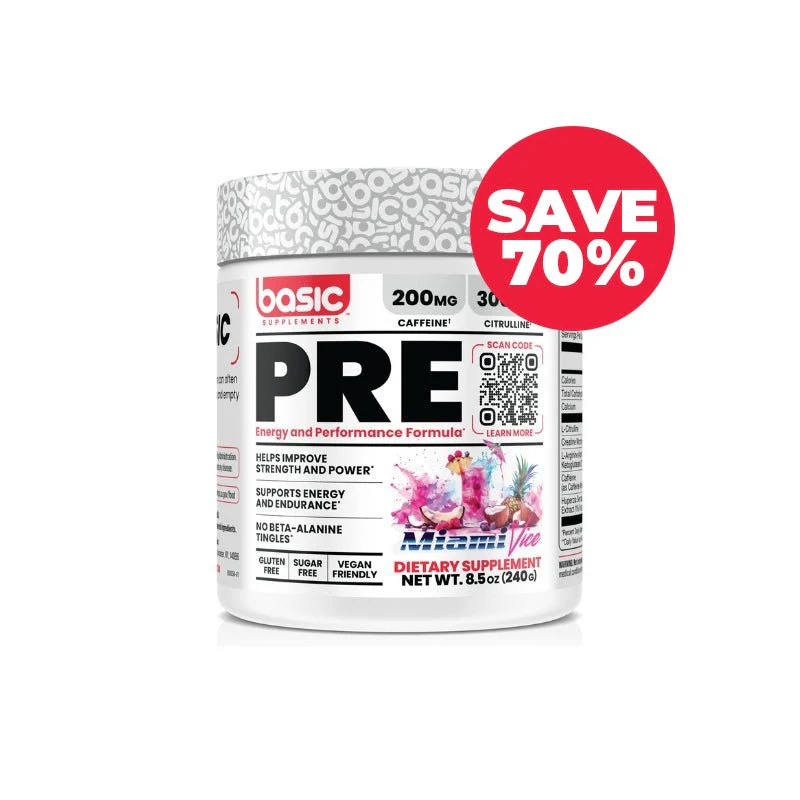 Basic Supplements Pre 30 Serve Clearance - Image 2