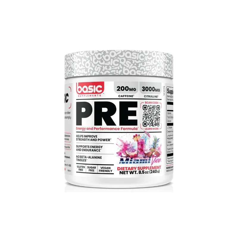 Basic Supplements Pre 30 Serve Clearance - Image 4