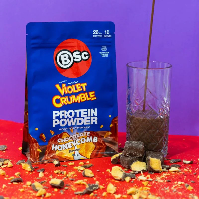 BSc Supplements Violet Crumble Protein Powder - Image 2
