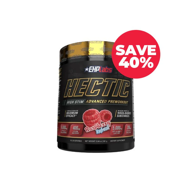 EHP Labs Hectic Pre-Workout 15/30 Serve Clearance
