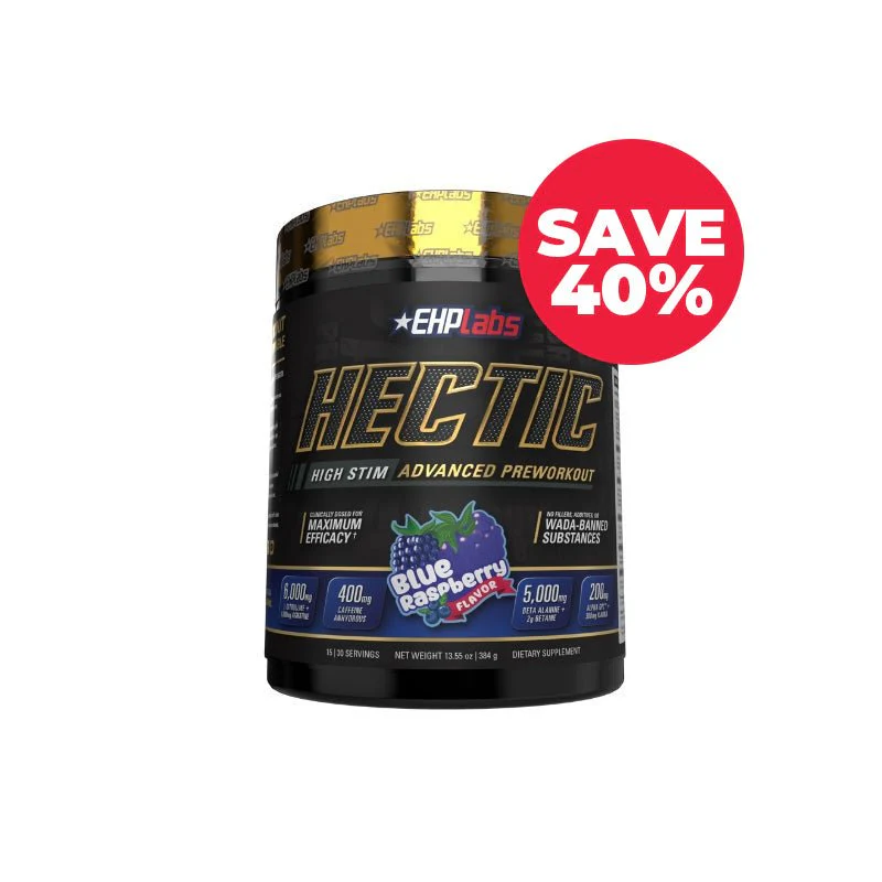EHP Labs Hectic Pre-Workout 15/30 Serve Clearance - Image 2