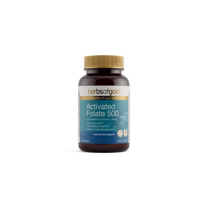 Herbs of Gold Activated Folate 500