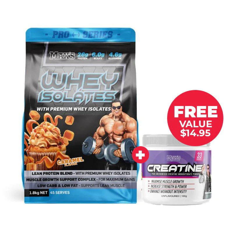 Maxs Supplements Pro Series Whey Isolate