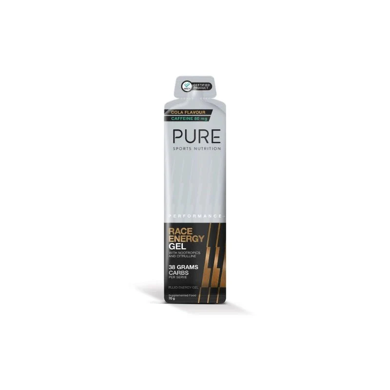 Pure Performance Race Energy Gel 70g + Caffeine - Image 4