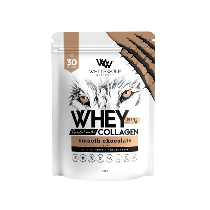 White Wolf Whey Better Protein Blend - Boosted with Collagen - Image 3